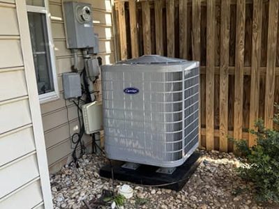 Outdoor Air Conditioning Condenser Unit Installation