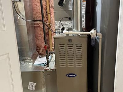Residential Gas Furnace Unit Installation